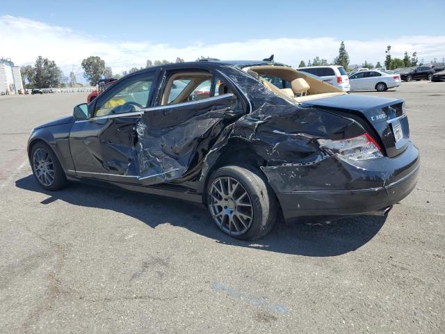 WDDGF81X18F165996 - 2008 MERCEDES-BENZ C 300 4MATIC BLACK photo 2