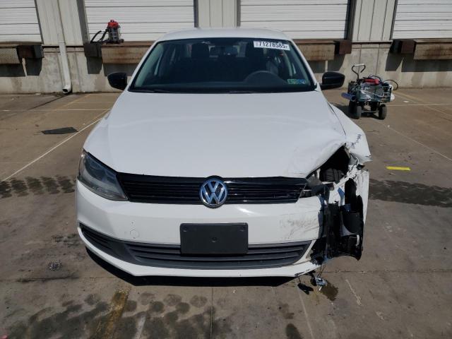 3VW2K7AJ4EM413849 - 2014 VOLKSWAGEN JETTA BASE Սպիտակ լուսանկար 5