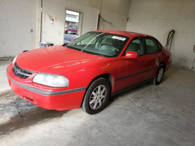 2G1WF52E949170702 - 2004 CHEVROLET IMPALA RED photo 1