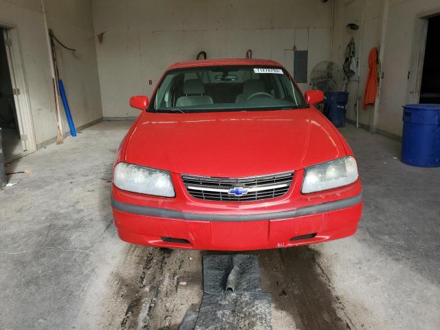 2G1WF52E949170702 - 2004 CHEVROLET IMPALA RED photo 5