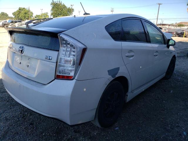 JTDKN3DU2A0027517 - 2010 TOYOTA PRIUS WHITE photo 3