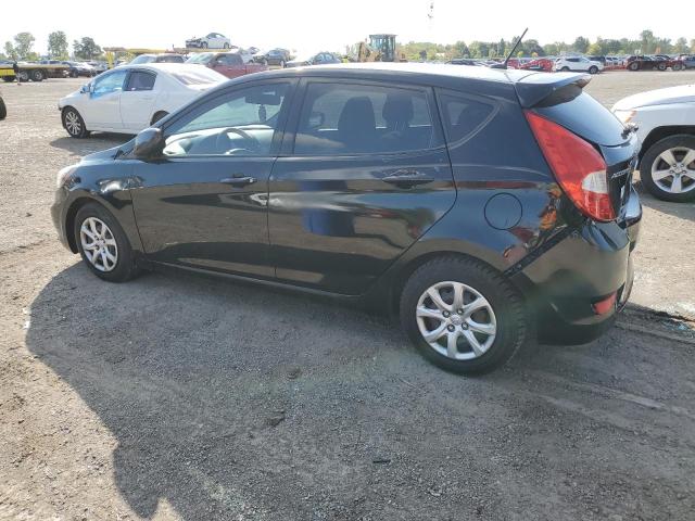 KMHCT5AE0CU053639 - 2012 HYUNDAI ACCENT GLS BLACK photo 2