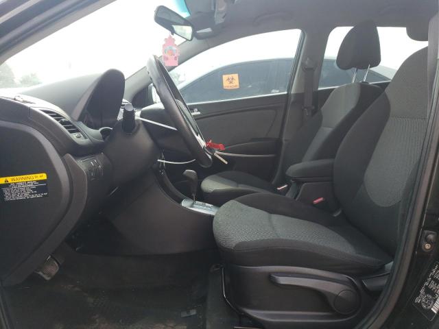 KMHCT5AE0CU053639 - 2012 HYUNDAI ACCENT GLS BLACK photo 7
