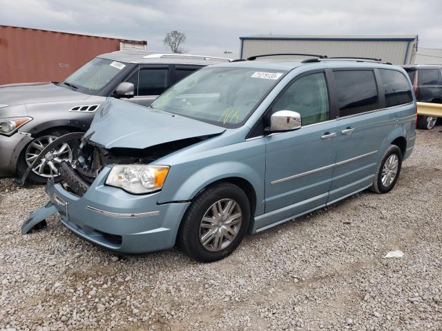 2A4RR6DX7AR501220 - 2010 CHRYSLER TOWN & COU LIMITED BLUE photo 1