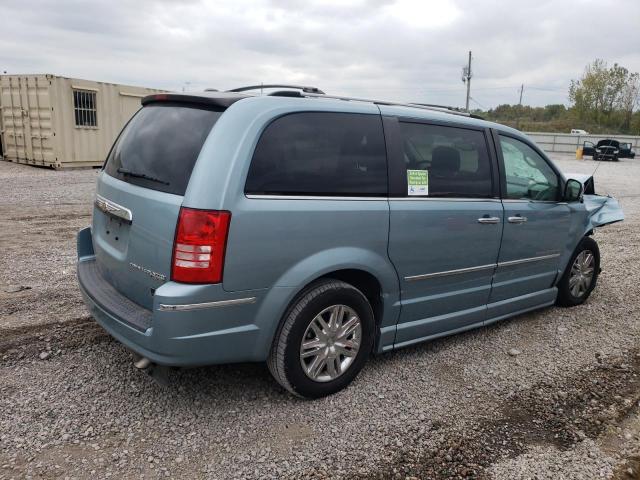 2A4RR6DX7AR501220 - 2010 CHRYSLER TOWN & COU LIMITED BLUE photo 3