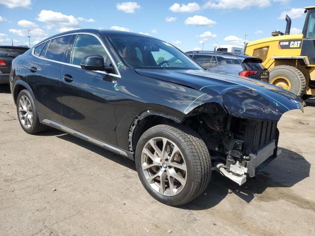 5UXCY6C05M9H25889 - 2021 BMW X6 XDRIVE40I BLACK photo 4