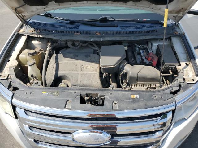 2FMDK3JC9DBE26596 - 2013 FORD EDGE SEL WHITE photo 12
