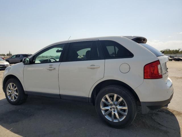 2FMDK3JC9DBE26596 - 2013 FORD EDGE SEL WHITE photo 2