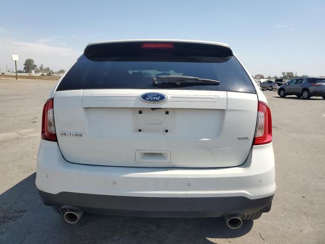 2FMDK3JC9DBE26596 - 2013 FORD EDGE SEL WHITE photo 6