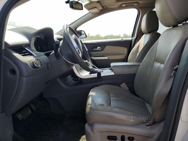 2FMDK3JC9DBE26596 - 2013 FORD EDGE SEL WHITE photo 7