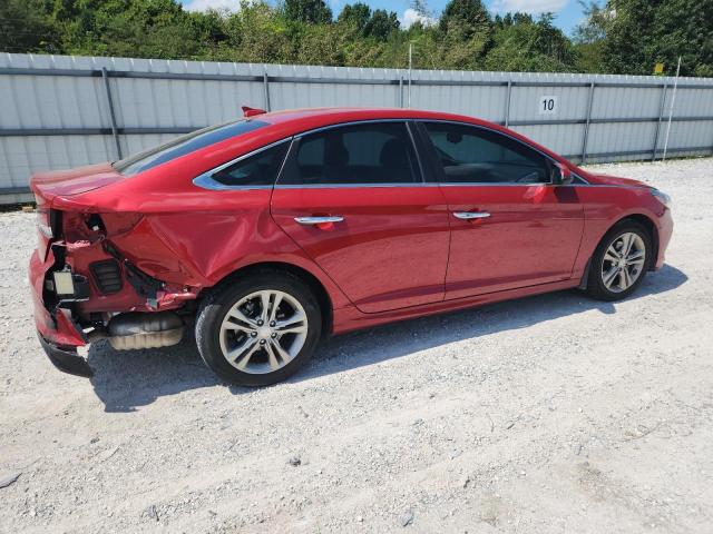 5NPE34AF6KH796007 - 2019 HYUNDAI SONATA LIMITED წითელი ფოტო 3