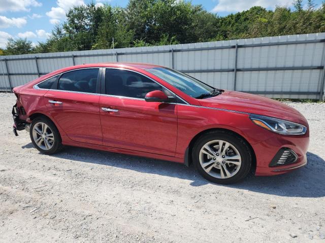5NPE34AF6KH796007 - 2019 HYUNDAI SONATA LIMITED წითელი ფოტო 4