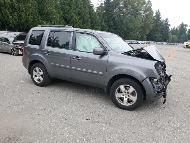 5FNYF4H67BB022647 - 2011 HONDA PILOT EXL GRAY photo 4
