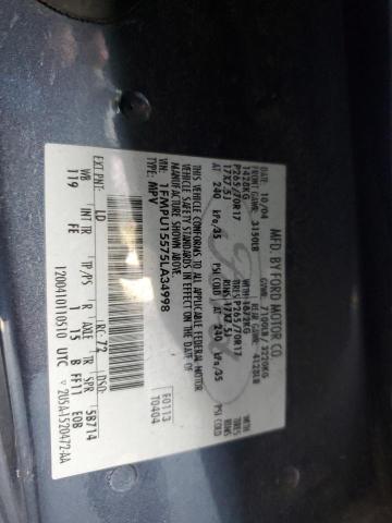 1FMPU15575LA34998 - 2005 FORD EXPEDITION XLT BLUE photo 13