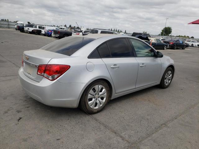 1G1PA5SG2E7455961 - 2014 CHEVROLET CRUZE 4D LS SILVER photo 3