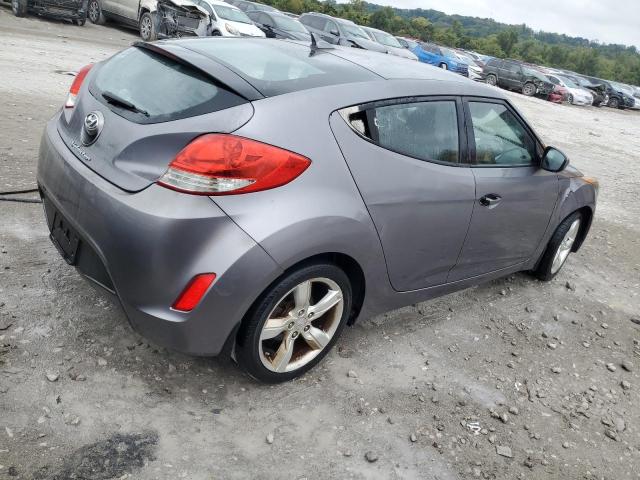 KMHTC6AD2CU029176 - 2012 HYUNDAI VELOSTER GRAY photo 3