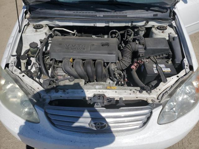 JTDBR32E752063228 - 2005 TOYOTA COROLLA CE WHITE photo 11