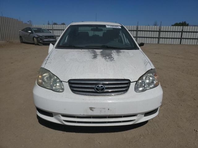 JTDBR32E752063228 - 2005 TOYOTA COROLLA CE WHITE photo 5