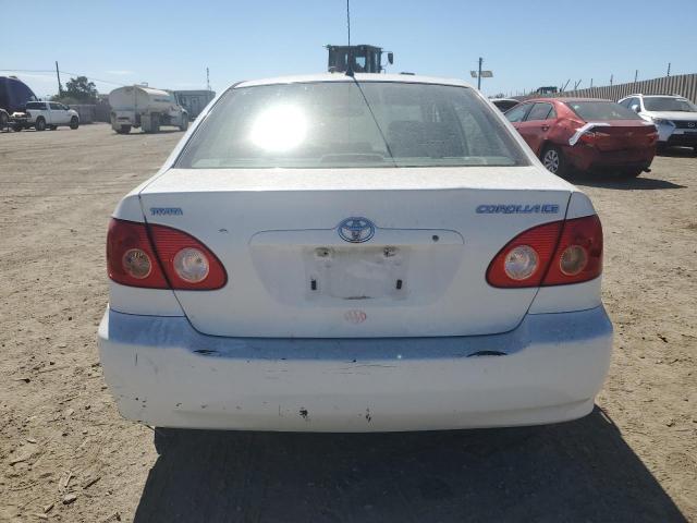 JTDBR32E752063228 - 2005 TOYOTA COROLLA CE WHITE photo 6