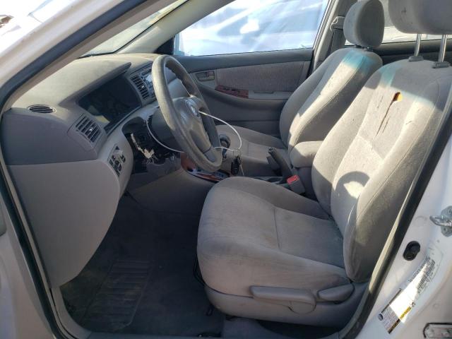 JTDBR32E752063228 - 2005 TOYOTA COROLLA CE WHITE photo 7