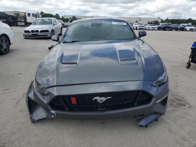 1FA6P8CF1M5158009 - 2021 FORD MUSTANG GT GRAY photo 5