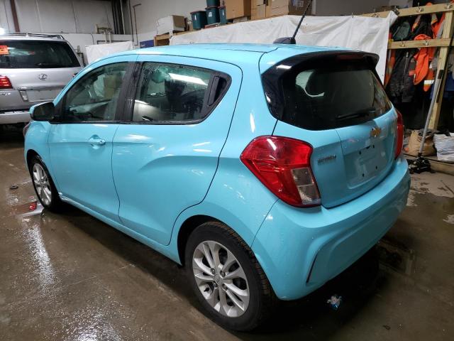 KL8CD6SA3MC713496 - 2021 CHEVROLET SPARK 1LT TURQUOISE photo 2