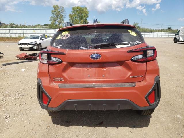JF2GUADCXRH296450 - 2024 SUBARU CROSSTREK PREMIUM ORANGE photo 6
