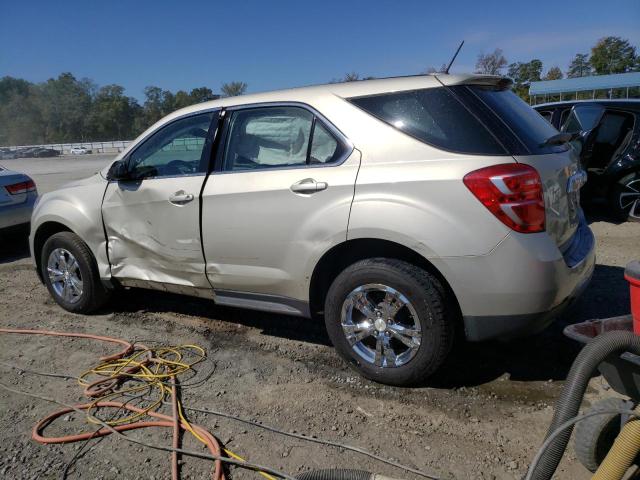 2GNALBEK2G1148108 - 2016 CHEVROLET EQUINOX LS BEIGE photo 2