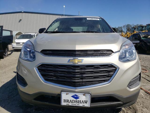 2GNALBEK2G1148108 - 2016 CHEVROLET EQUINOX LS BEIGE photo 5