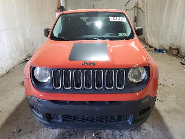 ZACCJAAW9GPC41997 - 2016 JEEP RENEGADE SPORT ORANGE photo 5