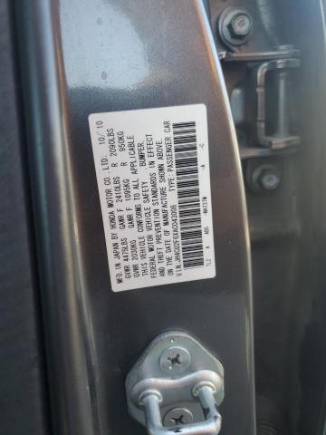 JH4CU2F6XAC043008 - 2010 ACURA TSX GRAY photo 12