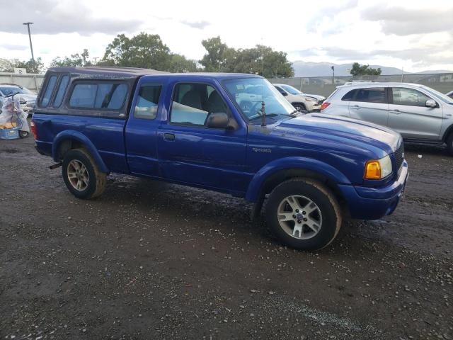 1FTYR14U92PB06324 - 2002 FORD RANGER SUPER CAB BLUE photo 4