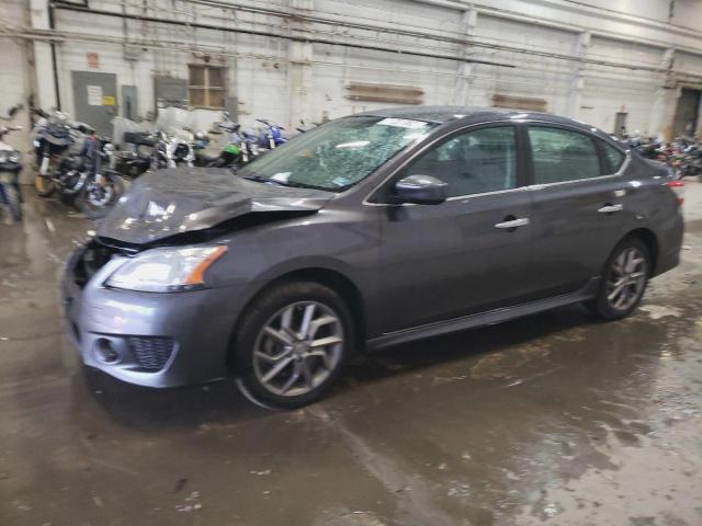 3N1AB7AP9EY300932 - 2014 NISSAN SENTRA S/S S GRAY photo 1