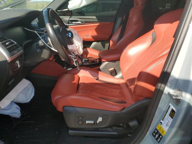 5YM13EC07N9K44162 - 2022 BMW X3 M GRAY photo 7