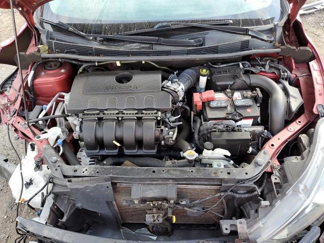 3N1AB7AP3JY339459 - 2018 NISSAN SENTRA S წითელი ფოტო 11