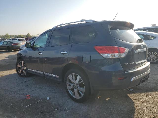 5N1AR2MM5FC707181 - 2015 NISSAN PATHFINDER S BLUE photo 2