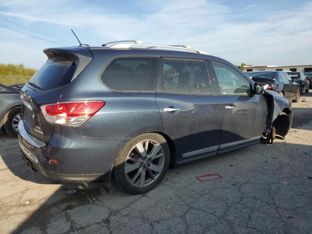 5N1AR2MM5FC707181 - 2015 NISSAN PATHFINDER S BLUE photo 3