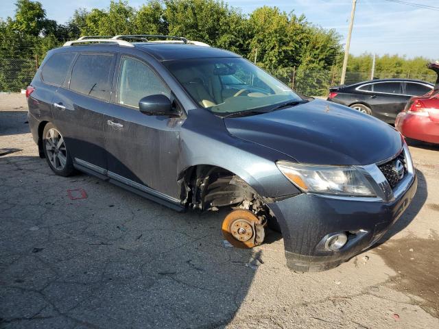 5N1AR2MM5FC707181 - 2015 NISSAN PATHFINDER S BLUE photo 4