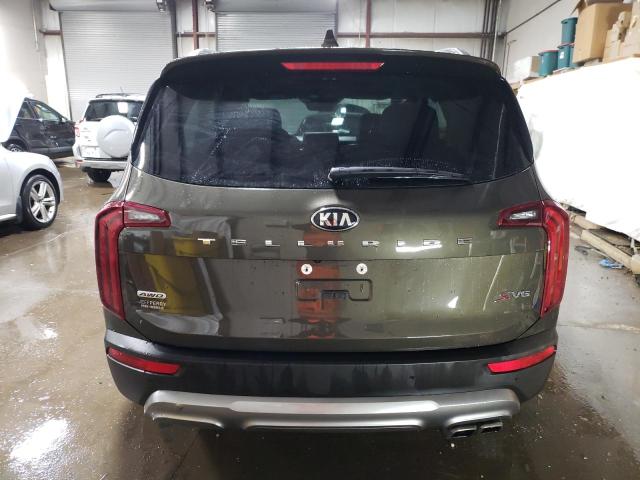 5XYP6DHC4MG167125 - 2021 KIA TELLURIDE S BROWN photo 6