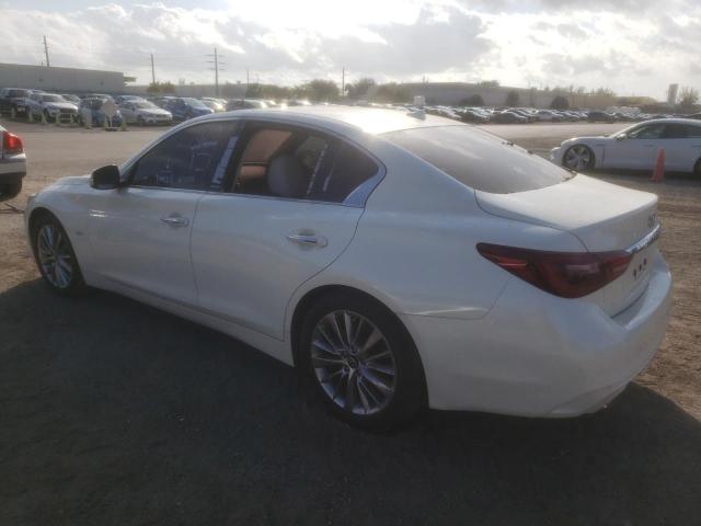 JN1EV7AP6KM540446 - 2019 INFINITI Q50 LUXE WHITE photo 2