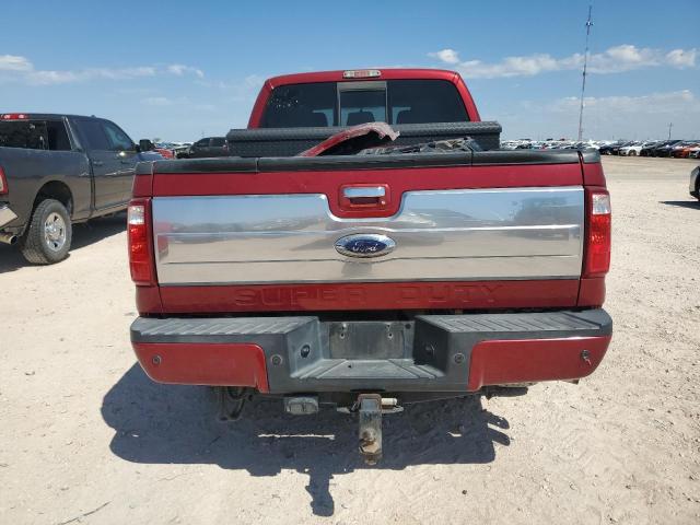 1FT7W2BTXDEB33423 - 2013 FORD F250 SUPER DUTY RED photo 6