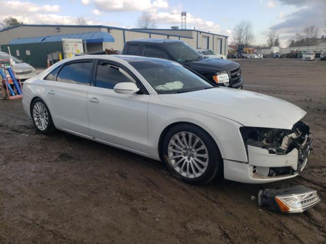 WAU3GAFD9FN028591 - 2015 AUDI A8 L QUATTRO WHITE photo 4