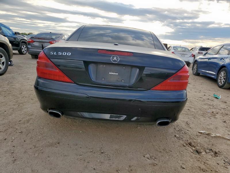 WDBSK75F65F103970 - 2005 MERCEDES-BENZ SL 500 BLACK photo 6