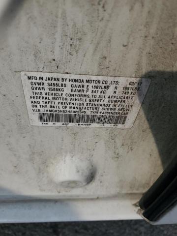 JHMGK5H82HS022645 - 2017 HONDA FIT EX Ağ foto 12