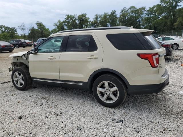 1FM5K7D81JGB03828 - 2018 FORD EXPLORER XLT Crème photo 2