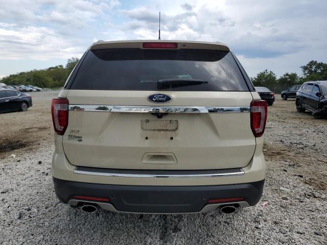 1FM5K7D81JGB03828 - 2018 FORD EXPLORER XLT Crème photo 6