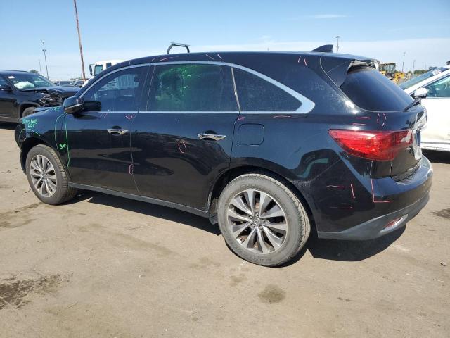 5FRYD3H42FB010604 - 2015 ACURA MDX TECHNOLOGY BLACK photo 2