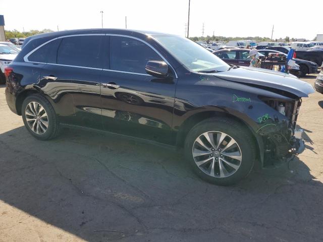 5FRYD3H42FB010604 - 2015 ACURA MDX TECHNOLOGY BLACK photo 4