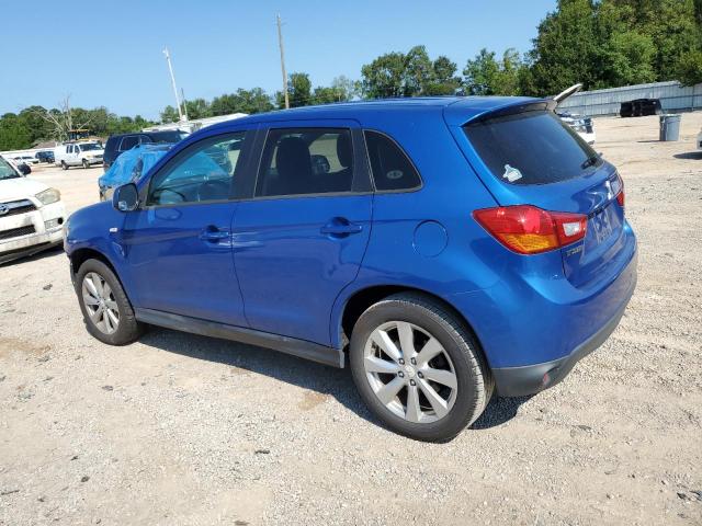4A4AP3AU8FE024361 - 2015 MITSUBISHI OUTLANDER ES BLUE photo 2