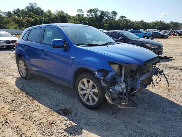 4A4AP3AU8FE024361 - 2015 MITSUBISHI OUTLANDER ES BLUE photo 4